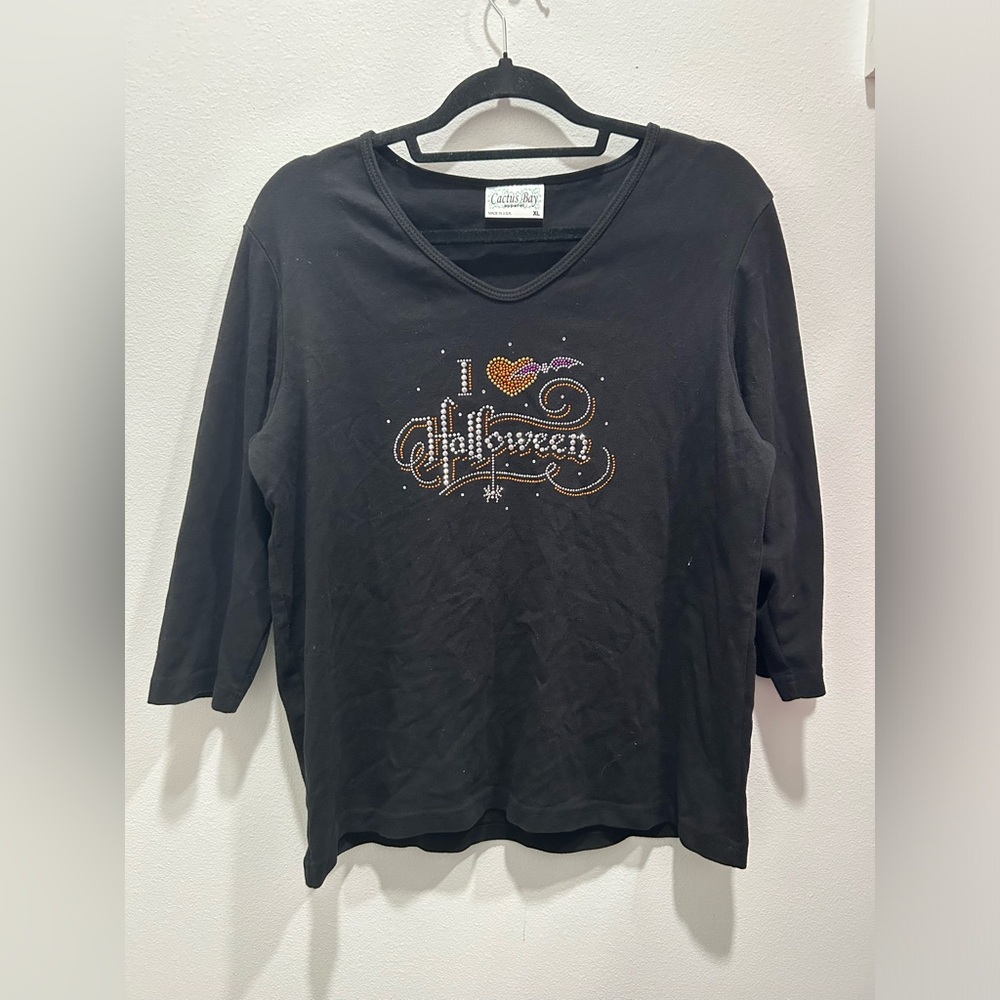 Bedazzled Halloween Top